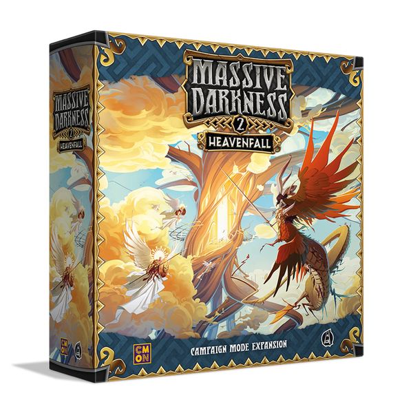 Massive Darkness 2 Heavenfall Board Game Expansion | Tabletop Miniatures Game | Cooperative Strategy Game for Adults and Teens | Ages 14+ | 1-6 Players | Average Playtime 60 Minutes | Made by CMON