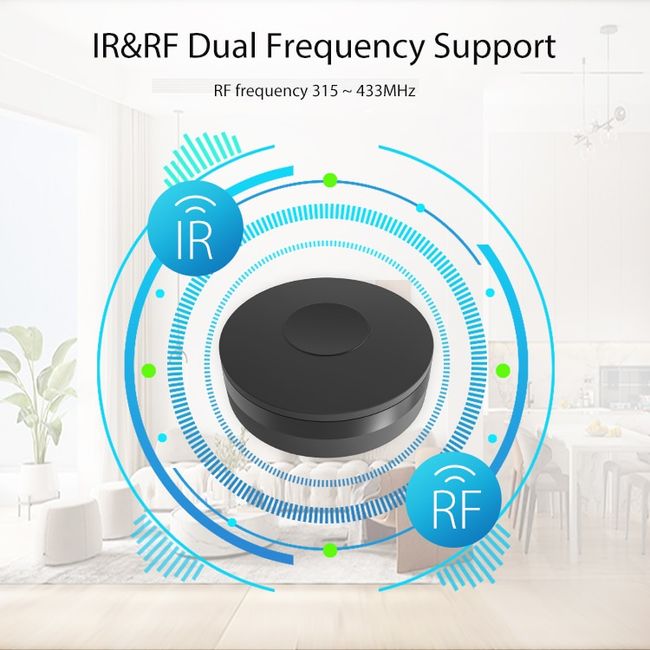 TUYA Smart Home Automation WIFI+IR+RF Universal Controller Work With Voice  Alexa Google HOME 