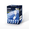 LVWIT Lighting Rail Spotlight E11 Base Socket Duct Rail Lighting Fixture Angle Adjustable, White, Set of 6