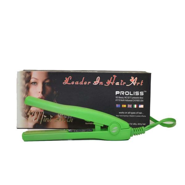 Proliss Mini Silk Tourmaline Ionic Straightener Green