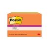 Post it Super Sticky Notes Energy Boost Collection 4x6 8 Pads 45 Sheets