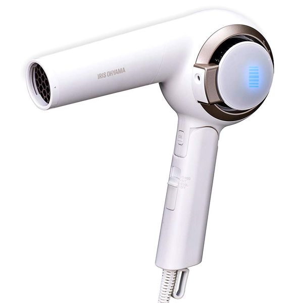 Iris Ohyama HDR-MC1-W Moisture-Pro Dryer with Sensor, Temperature Control, Negative Ion, LED Light, Large Airflow, White