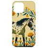 Hülle für iPhone 13 Pro Max Appaloosa Pferde Kunst Ringelblumen