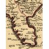 La Floride (Florida) 1657 Historic Old Map - 16x24