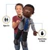 25" Calvin, Black Dad/Businessman, Full Body, Ventriloquist Style Puppet