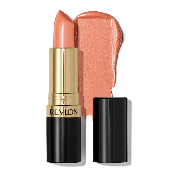Revlon Super Lustrous Lipstick, Creamy Formula For Soft, Fuller-Looking Lips, Moisturized Feel, 120 Apricot Fantasy, 0.15 oz