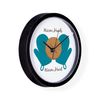 CafePress Warm Hands 10" Wall Clock for Livingroom, Kitchen, or Office