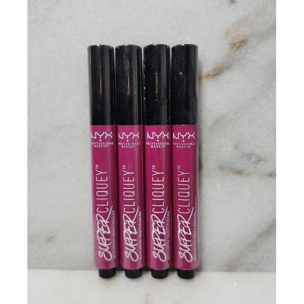 X4--NYX Super Cliquey Matte Lip Color Chain Reaction SCLS06.