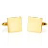 Personalised Engraved Gold Plated Cufflinks - Ideal Men's Gift