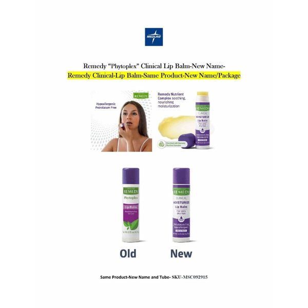 6ct Medline Remedy Clinical Lip Balm Low Price Formally Phytoplex MSC092915