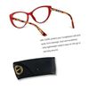 Blue Light Blocking Glasses Computer Cateye Clear Cat Eye Red Frame