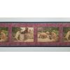 LABRADOR PUPPIES IN GARDEN  WALLPAPER BORDER