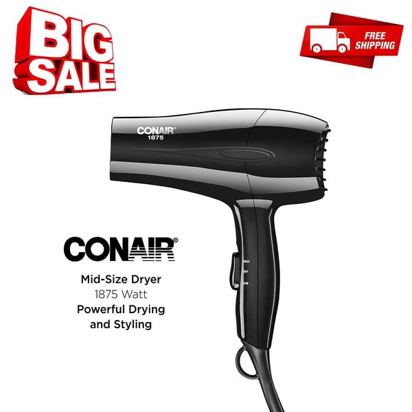 1875W Professional Hair Dryer Lightweight Negative Ionic Blow Comb Hair Salon