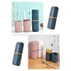 Toothbrush Case, Travel Toothbrush Cup, Portable Toothbrush with Cup, Small, Lightweight, Toothpaste, Towel Storage, Toothpaste Set, Toothpaste Cup, Toothbrush Container, Multi-functional, Storage
