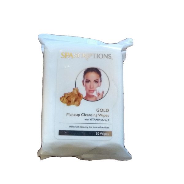 SpaScriptions Makeup Cleansing Wipes, Assorted 3 Pack Cleansing 90 Wipes, 30 Ea.
