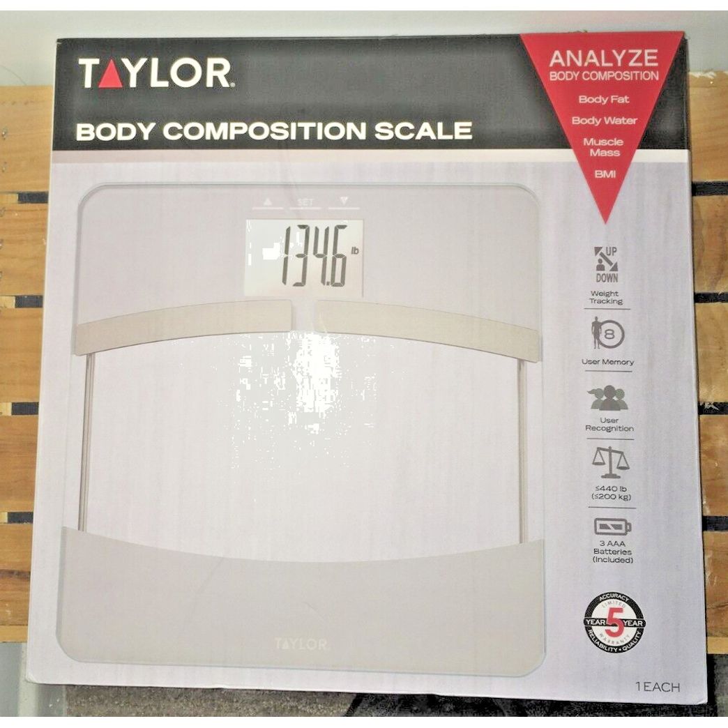 Taylor 5741-4192 Body Composition Scale – BrickSeek