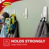 Command Large Plastic Utility Hook, White, 3-Hooks, 6-Strips (17003-3ES)