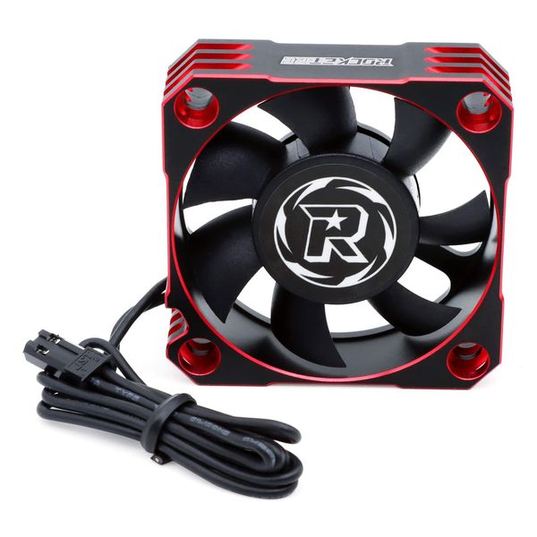 urpass Rocket 50mm Metal Motor Cooling Fan 10000RPM Preventing Heat Fan for 1/5th Scale RC Car Brushless Motor ESC RED