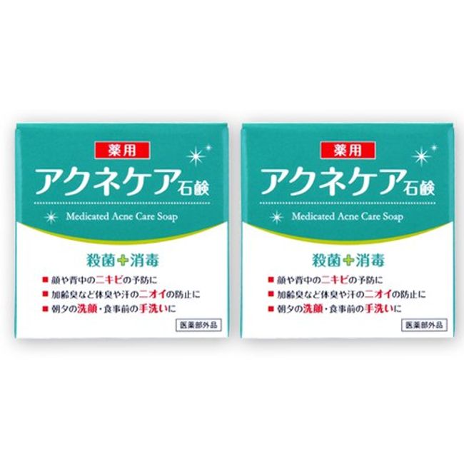 Acne Care Medicated Soap, 2.8 oz (80 g) x 2 Pieces