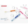 Dental Pro Toothbrush, Ultra Compact, Regular (Assorted Colors) x 6 Pieces