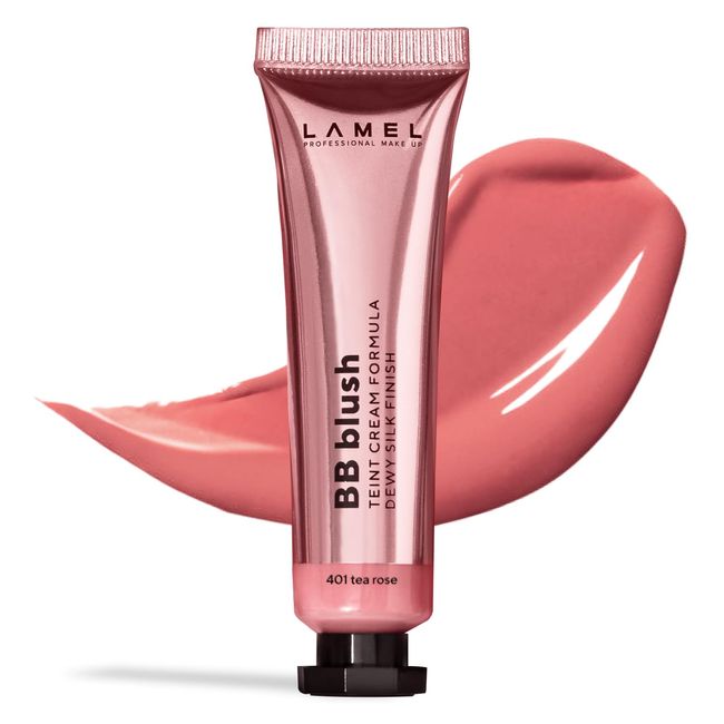 Lamel BB Blush - Hafif krem - Her cilt tonu ve tipi için - hayvanlar üzerinde denenmemiştir - Tea Rose N. 401