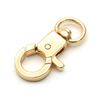 CRAFTMEMORE Trigger Lobster Claw Clasp Swivel Clip Snap Hook Circle Shape 4pcs VT366 (Gold)