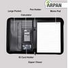 A4 File Folder for Personal, Executive, Professionals,Folio Writing Pad Business Presentation Folder Portfolio - Blue