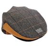 Patrick Francis - Ireland - Grey Tweed Celtic Knot Flat Cap (S-XL) (Small)