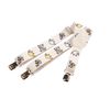 Olata Children’s Elasticated Sheep Design Y-Shape Braces/Suspenders (1-5 Years) - 2.5cm. White