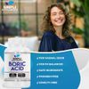 Boric Vaginal Suppositories -  60 Count (600mg)  - By Simpli Supplements