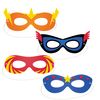 Superhero Party Masks, 4 ct