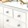 Coinkoly 10 Pack Brushed Satin Nickel Cabinet Knobs 35mm Single Hole Drawer Knobs and Pulls for Bathroom Cabinets CK-UK0008