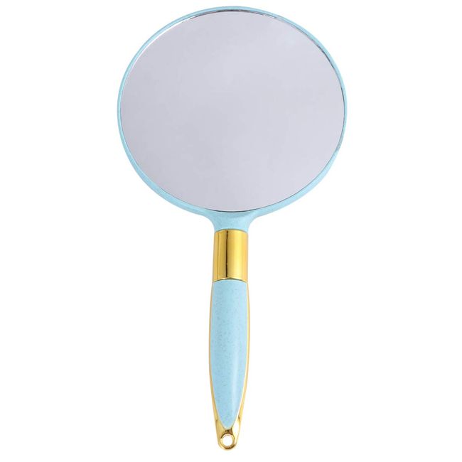 LALAFINA Hand Mirror, Large Hand Mirror, Stylish, Makeup Mirror, Portable Mirror, Makeup Mirror, Actress Mirror, Makeup Mirror, Beauty Salon Mirror, Handheld Miller, Salon, Barber Shop, Home Use,