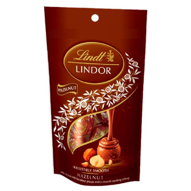 Linz Lindor Hazelnut Pack, 2.1 oz (60 g) (5P)