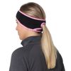 TrailHeads Women's Ponytail Headband - Black/Fast Pink