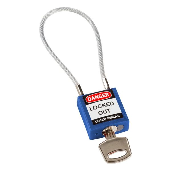 Brady 146122 Padlock, Blue, 32mm x 116mm