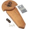 Hunters Specialties Easy To Assemble Trophy Mount H.S. Strut Three Beard Mounting Plaque with Natural Oak Finish,Brown