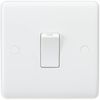 Knightsbridge CU8341N Curved Edge 20 A DP Switch with Neon, White