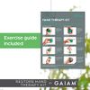 Gaiam Restore Hand Therapy Exercise Ball Kit - 3-Level Hand Grip Strengthener Massage Balls (Soft, Medium, Firm) for Physical Therapy & Hand Pain Relief, Ease Muscle Tension with Hand Balls - Set of 3