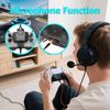 IWGAME Back Paddles with Microphone for PS-5 Controller, Plug and Play with 4 Back Programable Buttons, Support Turbo/Remap/Key Swap Features, Compatible with PS-5 Console