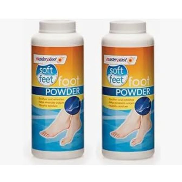 2x Foot Powder, Soothes and Refreshes, Absorbs Moisture Helps Eliminate Odours Smell 170g each