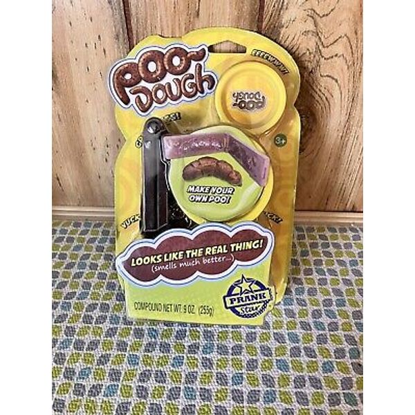 Prank Star Poo-Dough Play-Dough Make Your Own Poo Mold 3 Cans Brown Dough