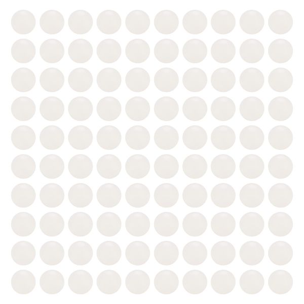 sourcing map 100pcs PP Plastic Bearing Balls 1/4" 6.35mm Solid Plastic Balls, G1 Precision Mini Balls