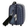 Roll Road India Adaptable Beauty Case Blue 29x21x15 cms ABS