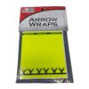 Bohning 12 Pack 4" Arrow Wraps: Solid Yellow Deer Buck: Vinyl Stickers: 1" Wide