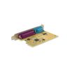 Delock PCIe x1 Seriell 1x parallel 1x