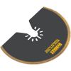 DEWALT DWA4211 Oscillating Titanium Nitride Coated Semicircle Blade, Black