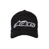 Alpinestars Men's Curved Bill Structured Crown Flex Back 3D Embroidered Logo Flexfit Hat