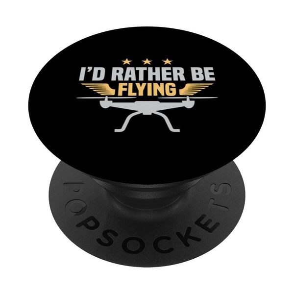 Drone Flying Quadcopter FPV Remote Control Drone Pilot PopSockets Standard PopGrip
