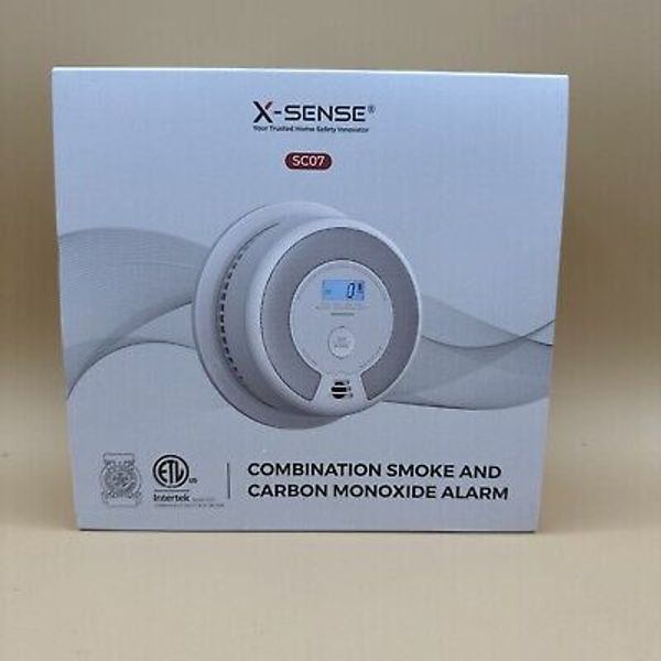 X Sense SC07 Wireless Combination Smoke & Carbon Monoxide Alarm 10 year battery